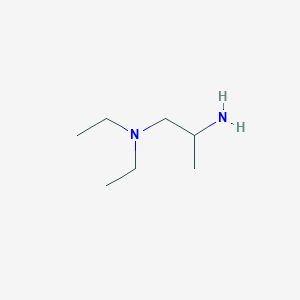 molecular formula C7H18N2 B085936 N1,N1-二乙基丙烷-1,2-二胺 CAS No. 14642-66-1