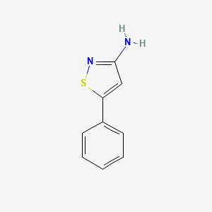 molecular formula C9H8N2S B8593648 5-Phenylisothiazol-3-amine 