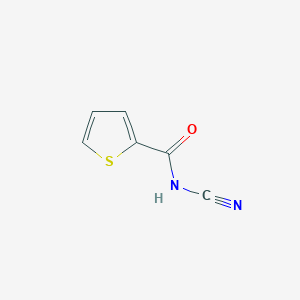 molecular formula C6H4N2OS B8593794 n-(2-Thiophenecarbonyl)cyanamide 