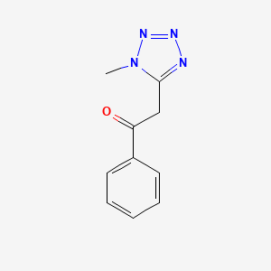 1-Phenyl-2-(1-methyl-1H-tetrazole-5-yl)ethanone