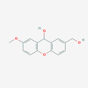 2-(Hydroxymethyl)-7-methoxy-9H-xanthen-9-OL