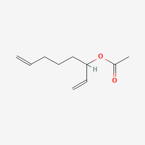 molecular formula C10H16O2 B8593884 1-Vinyl-5-hexenyl acetate 