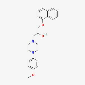 1-(4-Methoxy-phenyl)-4-[3-(naphth-1-yloxy)-2-hydroxypropyl]-piperazine