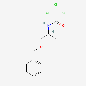 N-[1-(Benzyloxy)but-3-en-2-yl]-2,2,2-trichloroacetamide