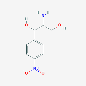 molecular formula C9H12N2O4 B085940 2-Amino-1-(4-nitrophenyl)propane-1,3-diol CAS No. 119-62-0