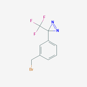 3H-Diazirine, 3-[3-(bromomethyl)phenyl]-3-(trifluoromethyl)-