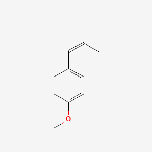 molecular formula C11H14O B8594002 1-Methoxy-4-(2-methylpropenyl)benzene CAS No. 877-99-6