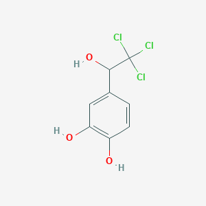 B8594014 4-(2,2,2-Trichloro-1-hydroxyethyl)benzene-1,2-diol CAS No. 50597-27-8