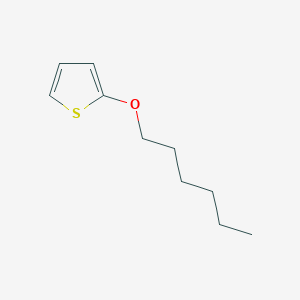 molecular formula C10H16OS B8594463 2-(Hexyloxy)thiophene CAS No. 125300-73-4