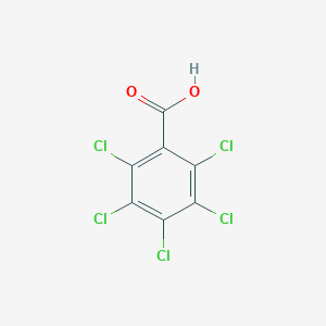 molecular formula C7HCl5O2 B085945 Pentachlorobenzoic acid CAS No. 1012-84-6