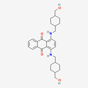 9,10-Anthracenedione, 1,4-bis[[[4-(hydroxymethyl)cyclohexyl]methyl]amino]-