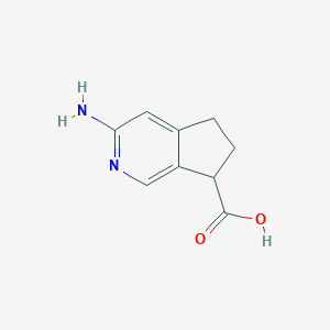 3-amino-6,7-dihydro-5H-cyclopenta[c]pyridine-7-carboxylic acid