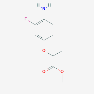 2-(4-Amino-3-fluoro-phenoxy)-propionic acid methyl ester