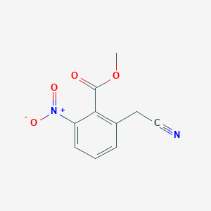 Methyl 2-(cyanomethyl)-6-nitrobenzoate