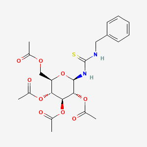 2,3,4,6-tetra-O-acetyl-N-(benzylcarbamothioyl)-beta-D-glucopyranosylamine
