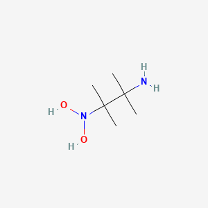 molecular formula C6H16N2O2 B8594586 N,N'-(2,3-dimethylbutane-2,3-diyl)bis(hydroxylamine) 