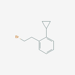 molecular formula C11H13Br B8594678 2-Cyclopropylphenethyl bromide 