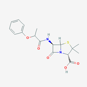 molecular formula C17H20N2O5S B085947 Pheneticillin CAS No. 147-55-7