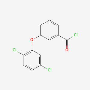 molecular formula C13H7Cl3O2 B8594798 3-(2,5-Dichlorophenoxy)benzoyl chloride CAS No. 65262-95-5