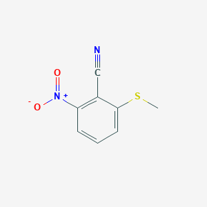 2-(Methylthio)-6-nitrobenzonitrile