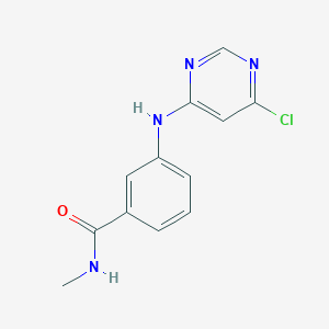 3-(6-chloropyrimidin-4-ylamino)-N-methylbenzamide