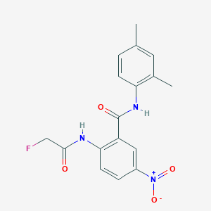 N-(2,4-Dimethylphenyl)-2-(2-fluoroacetamido)-5-nitrobenzamide