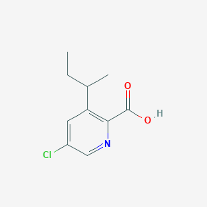 (RS)-3-sec-butyl-5-chloro-pyridine-2-carboxylic acid