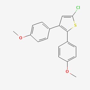 5-Chloro-2,3-bis(4-methoxyphenyl)thiophene