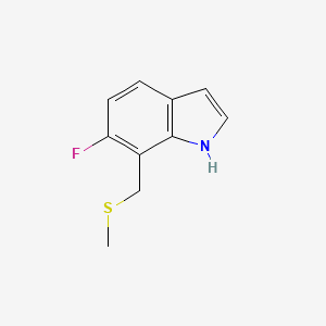 6-Fluoro-7-[(methylsulfanyl)methyl]-1H-indole