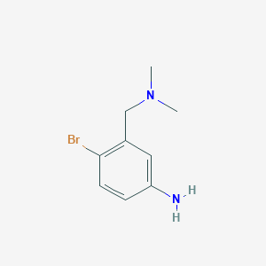 4-Bromo-3-[(dimethylamino)methyl]aniline