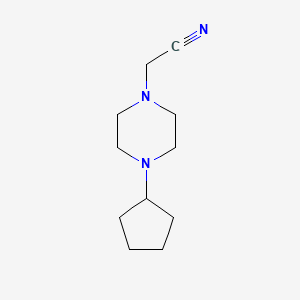 (4-Cyclopentyl-piperazin-1-yl)-acetonitrile