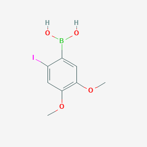 (2-Iodo-4,5-dimethoxyphenyl)boronic acid