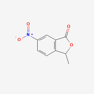 molecular formula C9H7NO4 B8595059 3-Methyl-6-nitro-3H-isobenzofuran-1-one CAS No. 58335-58-3
