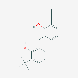 molecular formula C21H28O2 B085952 2,2'-Methylenebis(6-tert-butylphenol) CAS No. 133-63-1