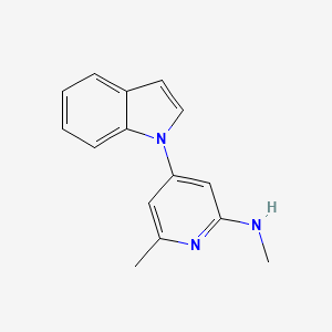 4-(1-Indolyl)-6-methyl-2-methylaminopyridine