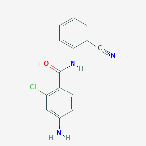 N-(2-cyanophenyl)-4-amino-2-chlorobenzamide