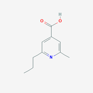 2-Methyl-6-propylpyridine-4-carboxylic acid