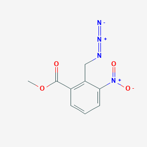 molecular formula C9H8N4O4 B8595293 Methyl 2-(azidomethyl)-3-nitrobenzoate CAS No. 825655-17-2
