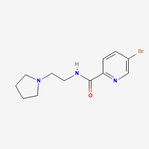 5-Bromo-pyridine-2-carboxylic acid (2-pyrrolidin-1-yl-ethyl)-amide