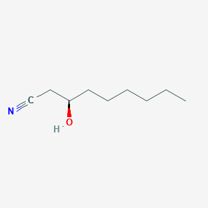 Nonanenitrile, 3-hydroxy-, (3R)-