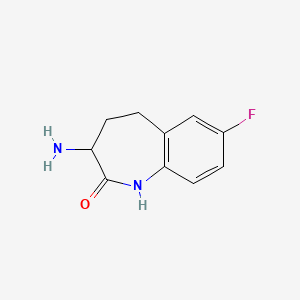 3-amino-7-fluoro-1,3,4,5-tetrahydro-2H-1-benzazepin-2-on