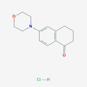 6-morpholino-3,4-dihydro-1(2H)-naphthalenone hydrochloride