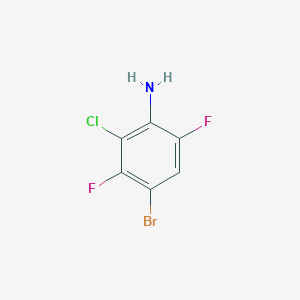 4-Bromo-2-chloro-3,6-difluoroaniline