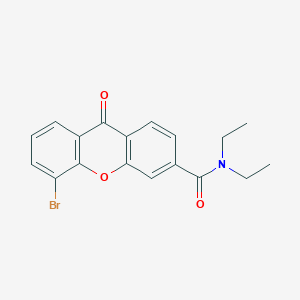 5-Bromo-N,N-diethyl-9-oxo-9H-xanthene-3-carboxamide