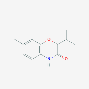 2-Isopropyl-7-methyl-4H-benzo[1,4]oxazin-3-one