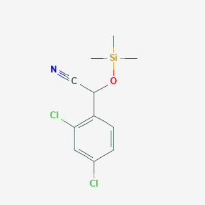 (2,4-Dichlorophenyl)(trimethylsilyloxy)acetonitrile