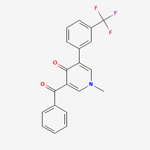 3-Benzoyl-1-methyl-5-[3-(trifluoromethyl)phenyl]pyridin-4(1H)-one