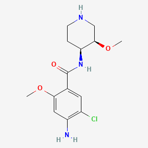 cis-4-Amino-5-chloro-2-methoxy-N-(3-methoxy-4-piperidyl)benzamide