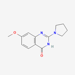 7-Methoxy-2-(pyrrolidin-1-yl)quinazolin-4-ol