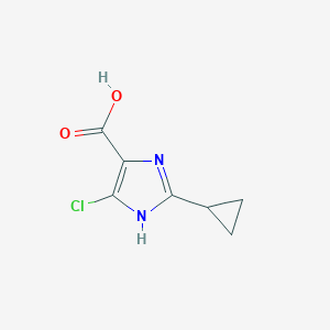 4-chloro-2-cyclopropyl-1H-imidazole-5-carboxylic acid